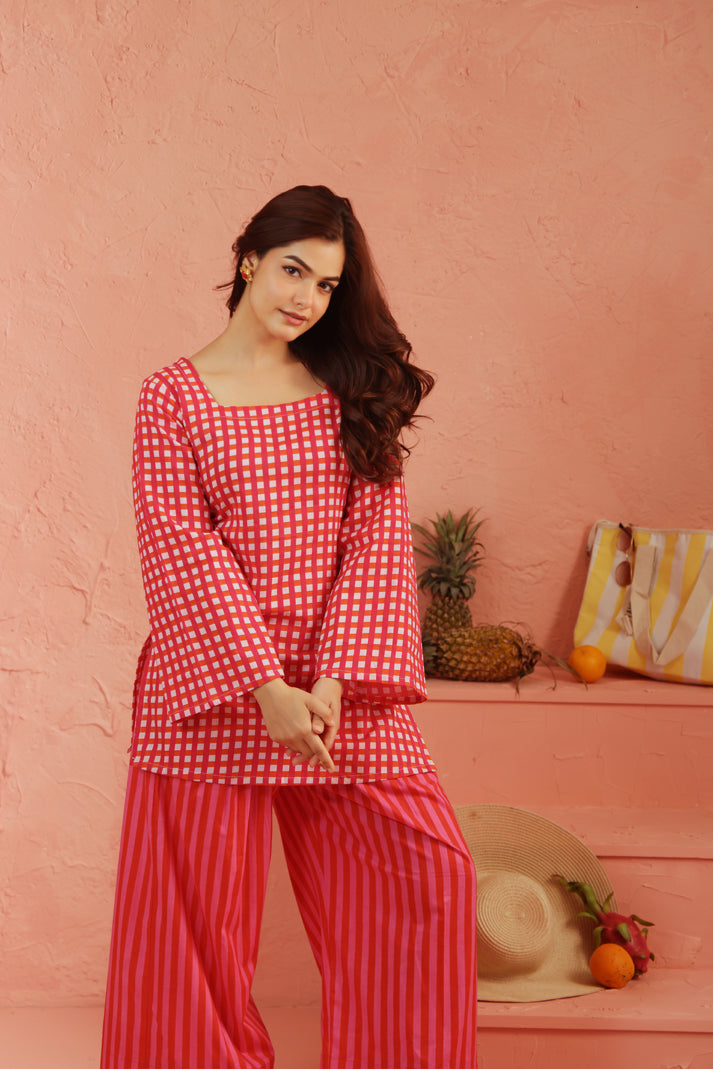 Berry Bliss Cotton Coord Set
