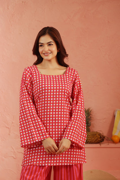 Berry Bliss Cotton Coord Set