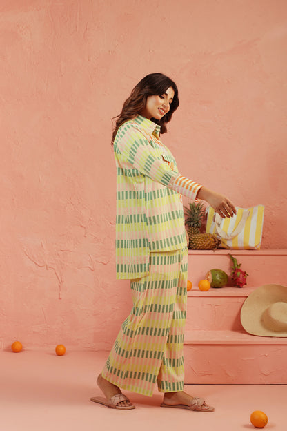 Pistachio Punch Cotton Co-ord Set