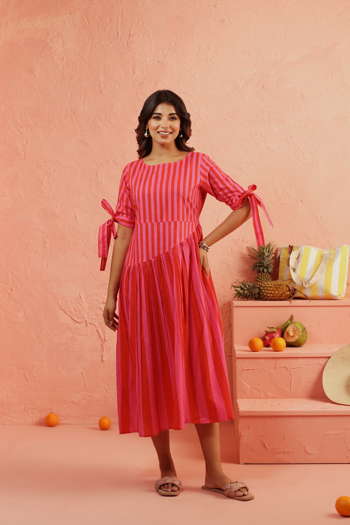Berry Crush Cotton Dress