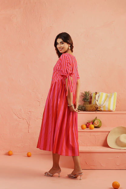 Berry Crush Cotton Dress