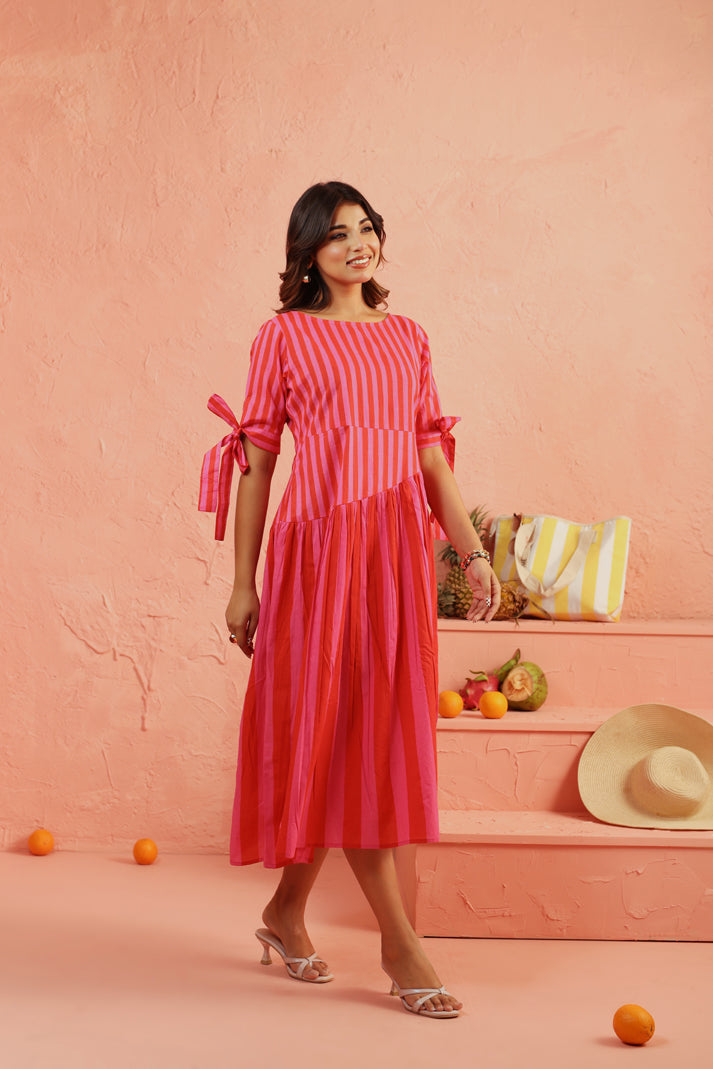 Berry Crush Cotton Dress