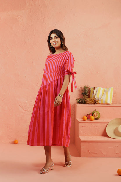 Berry Crush Cotton Dress