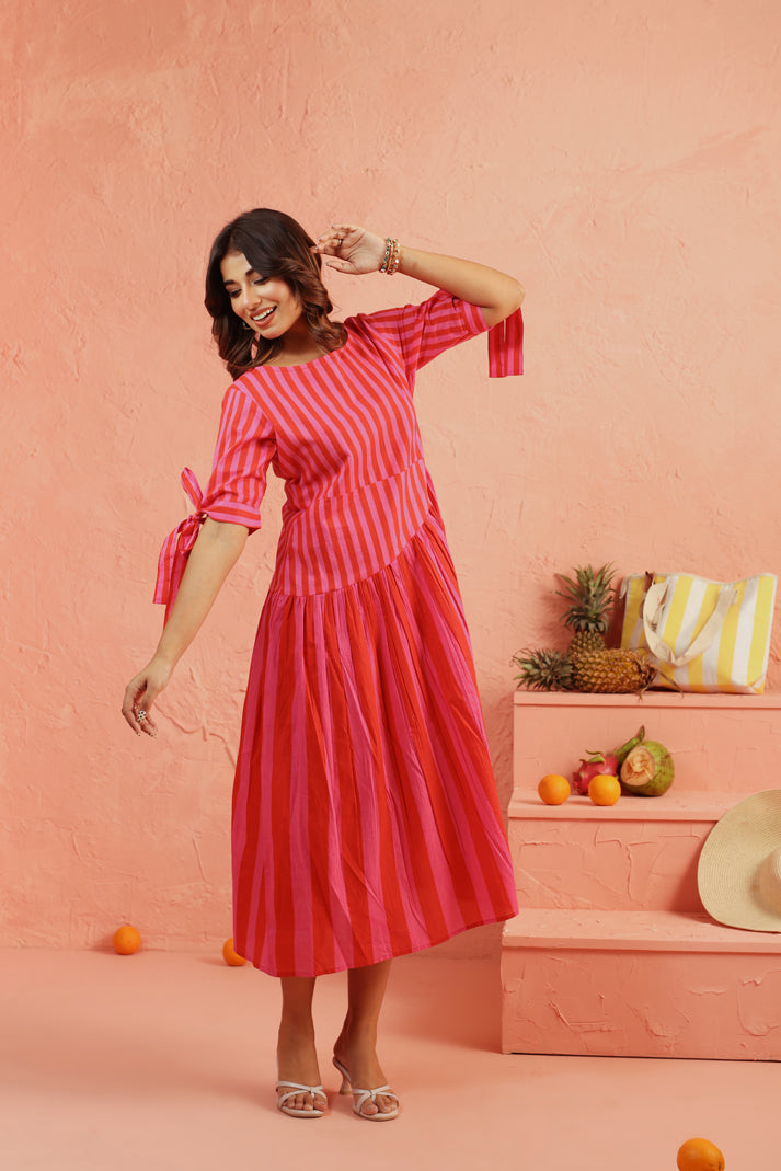 Berry Crush Cotton Dress
