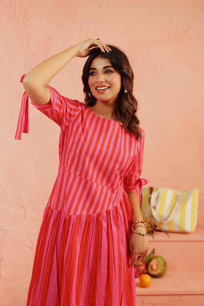 Berry Crush Cotton Dress