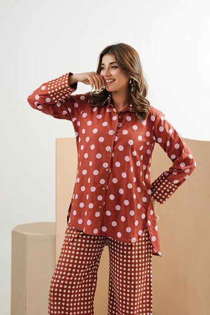 Dottie Charm Cotton Co-Ord Set