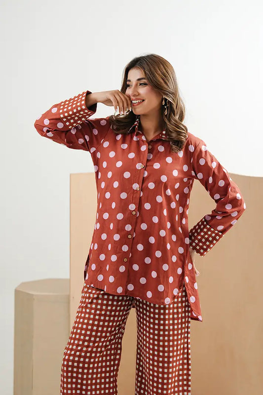 Dottie Charm Cotton Co-Ord Set