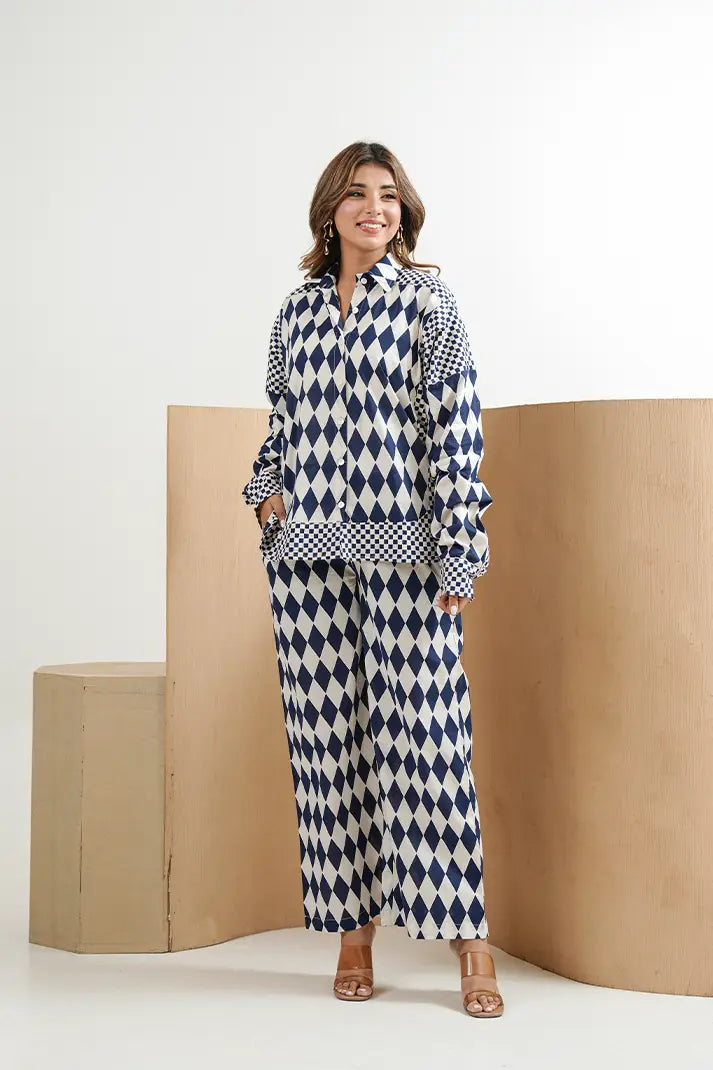 Checkmate Cotton Co-Ord Set