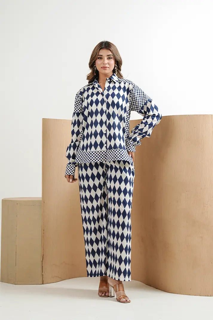 Checkmate Cotton Co-Ord Set
