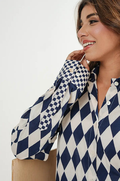 Checkmate Cotton Co-Ord Set