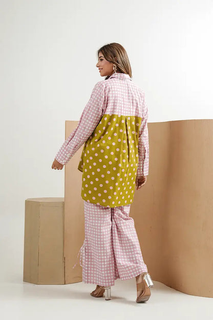 Pink Pop Polka Co-Ord Cotton Set
