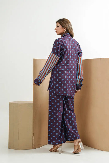 Blue Dot Muse Cotton Coord Set