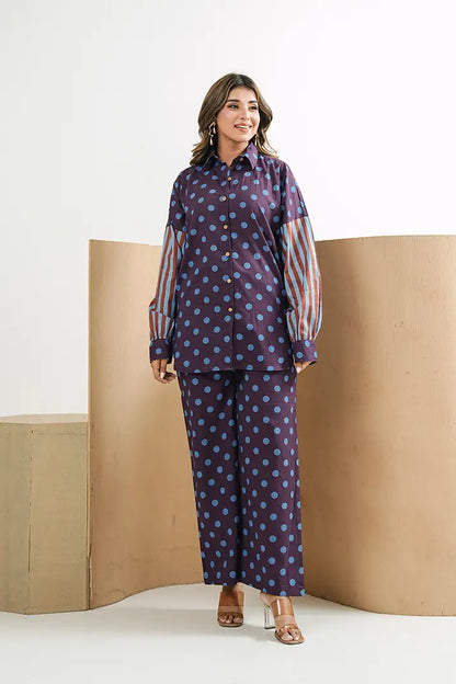 Blue Dot Muse Cotton Coord Set
