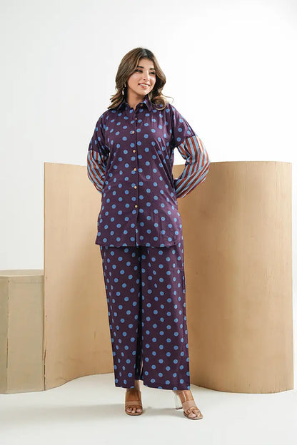 Blue Dot Muse Cotton Coord Set