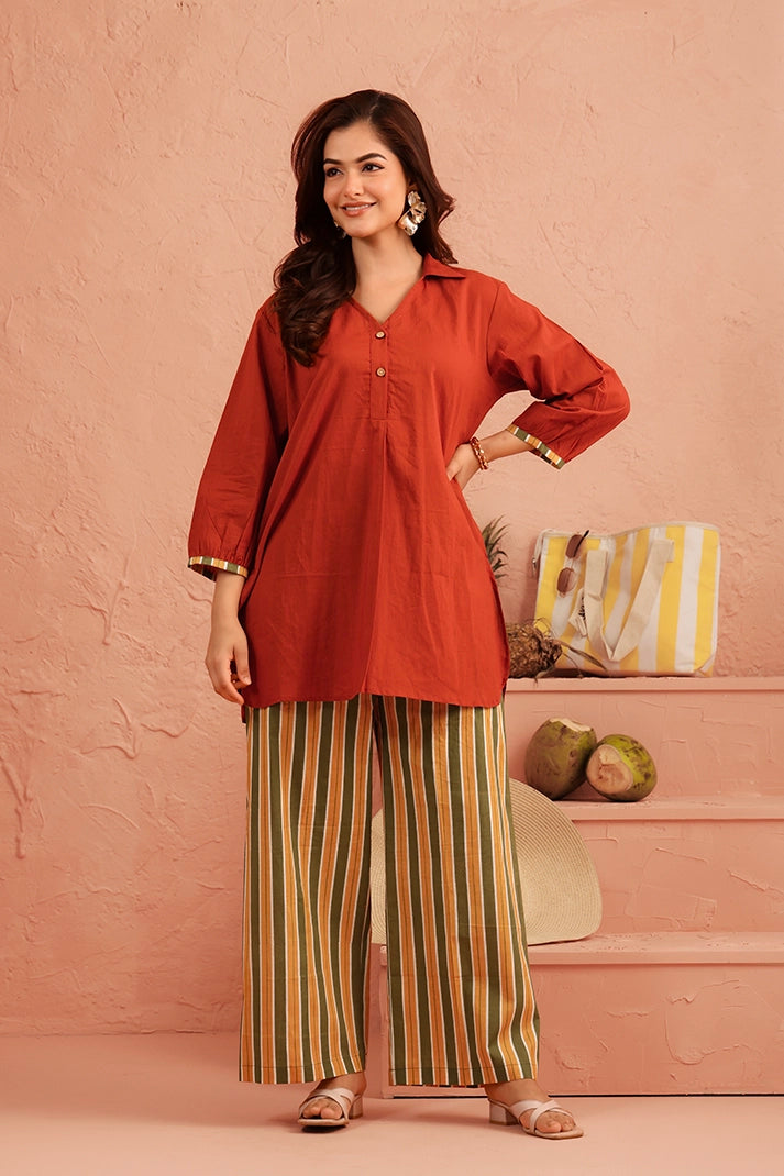 Terracotta Trails Cotton Coord Set