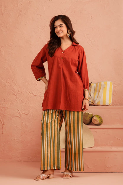 Terracotta Trails Cotton Coord Set
