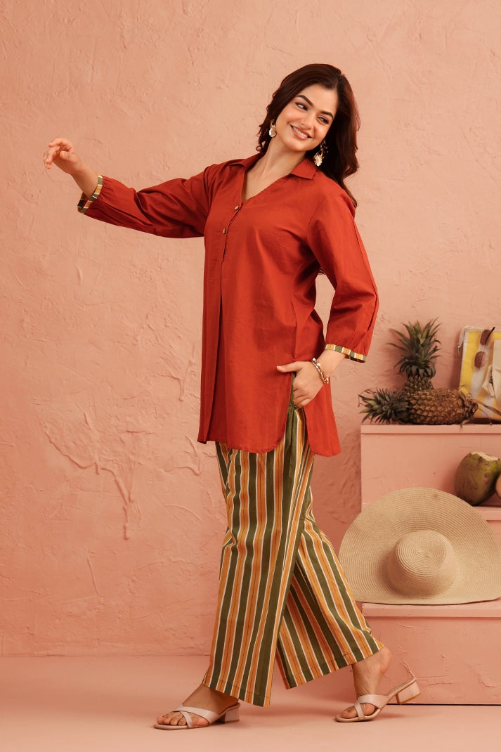 Terracotta Trails Cotton Coord Set