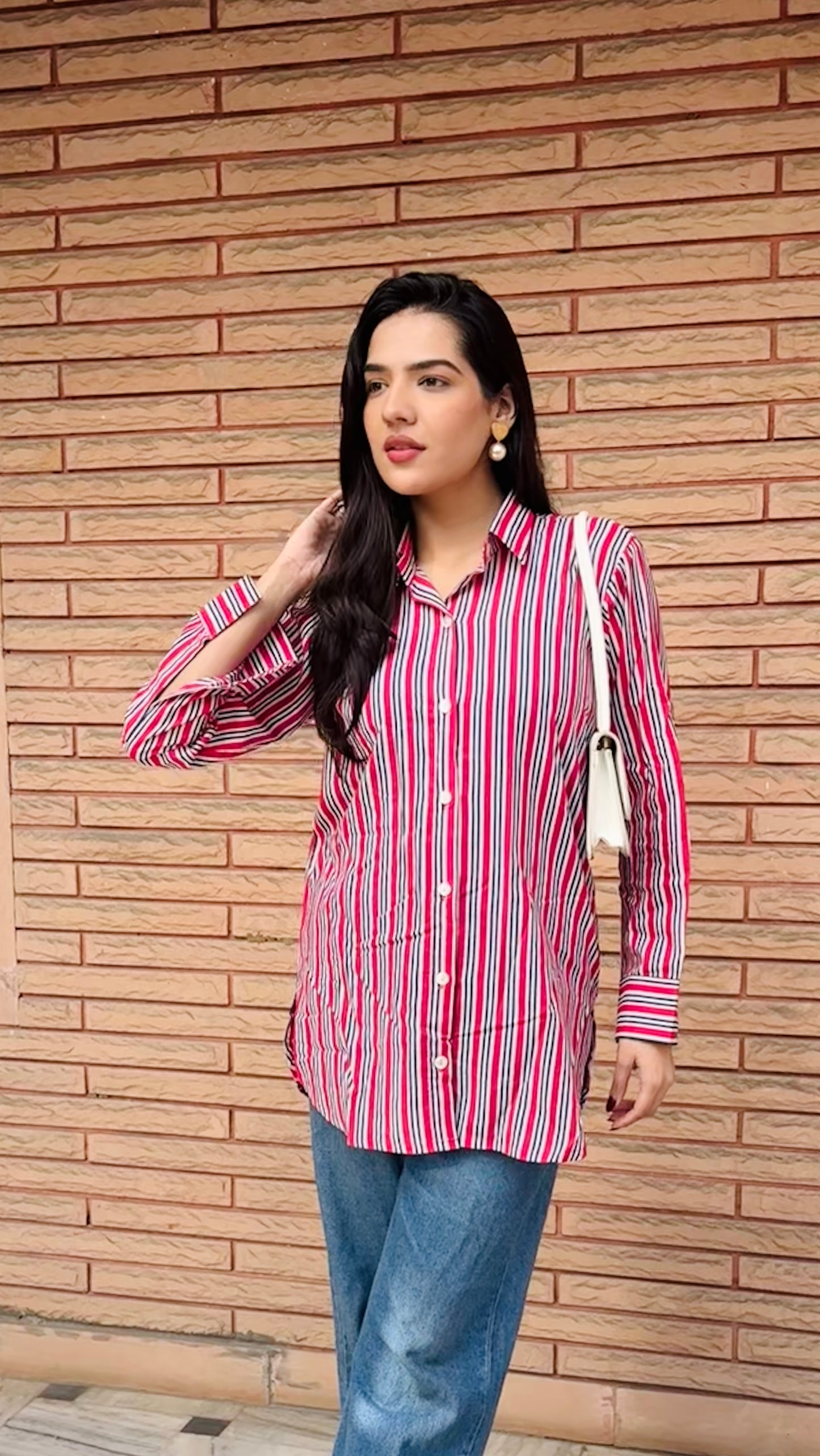 Nautical Red Stripe Shirt