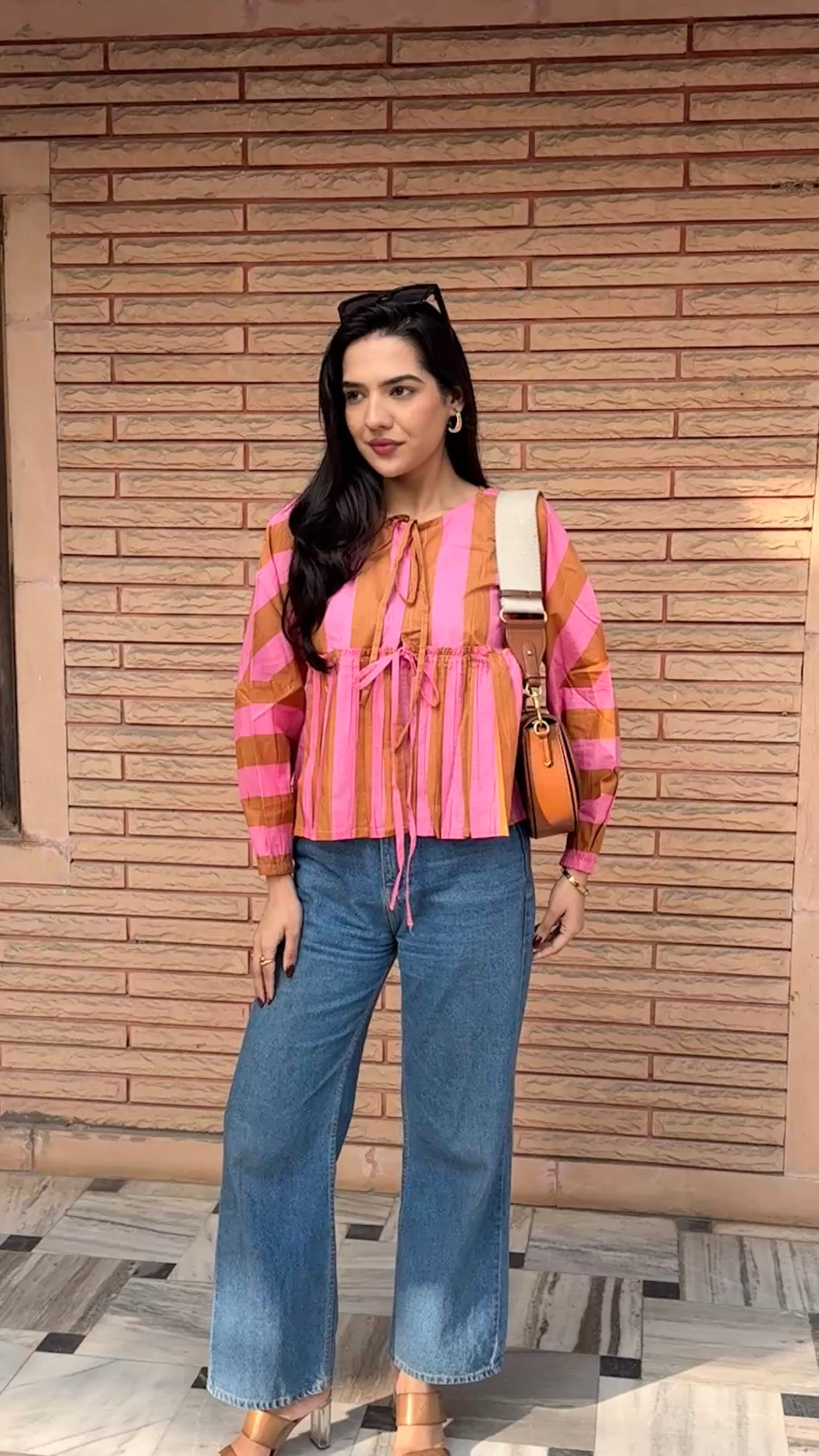 Pink Luster Cotton Top