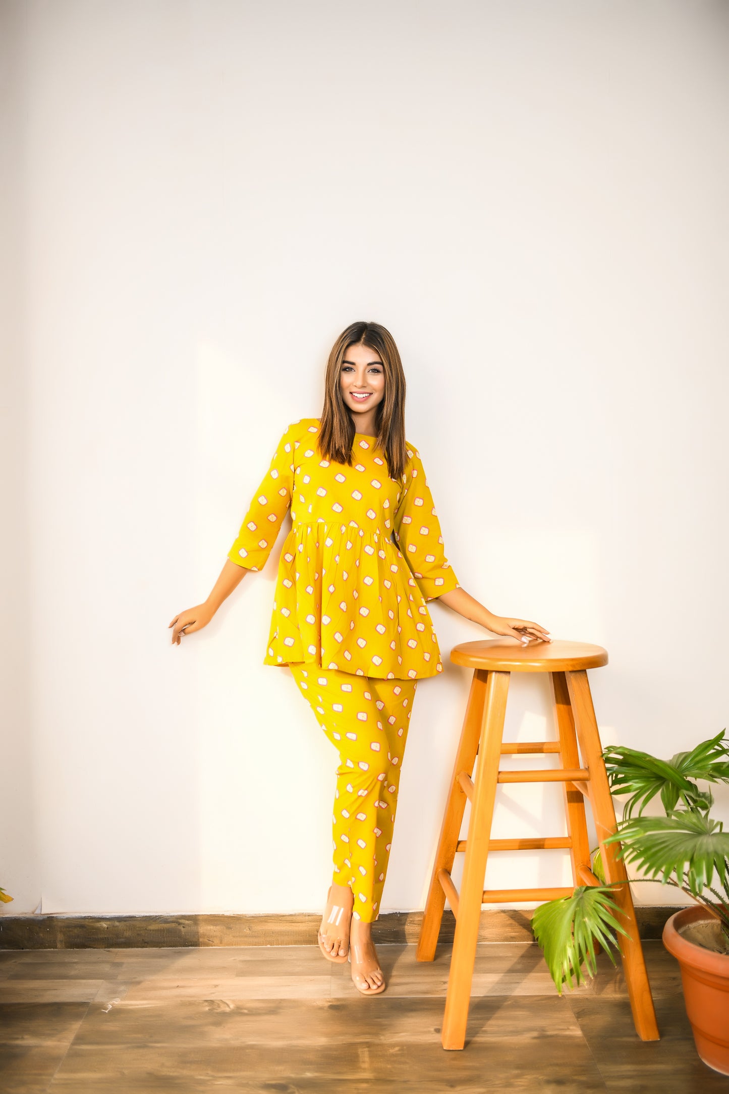 Sunshine Yellow Top & Pant Set