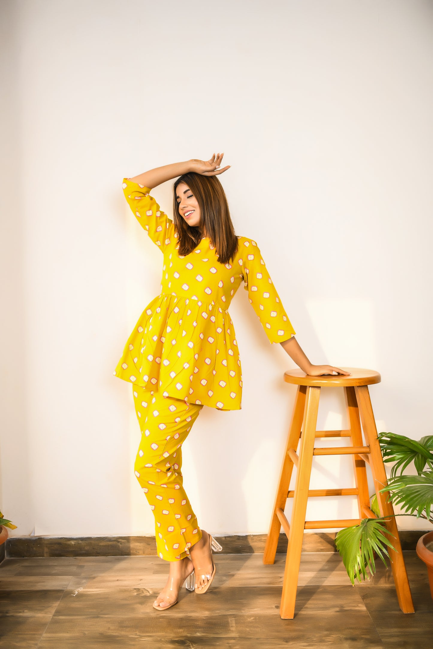 Sunshine Yellow Top & Pant Set